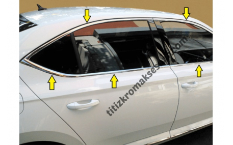 Хром накладки Skoda Superb