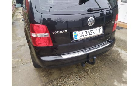 Накладка на задний бампер Volkswagen Touran