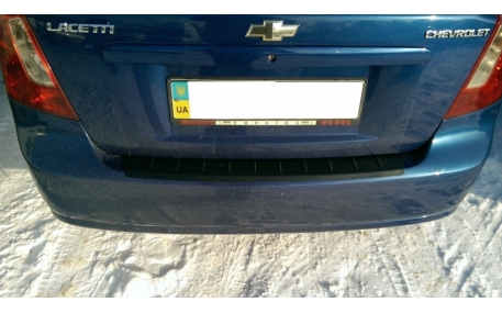 Накладка на задний бампер Chevrolet Lacetti