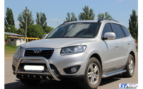 Защита передняя Hyundai Santa Fe