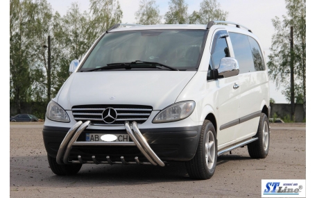 Защита передняя Mercedes Vito W639
