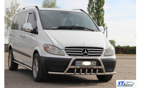Защита передняя Mercedes Vito W639