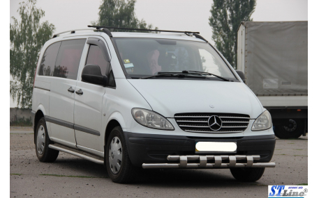 Защита передняя Mercedes Vito W639