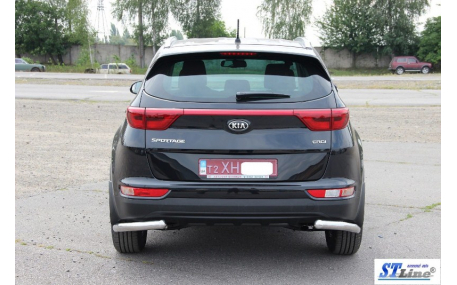Защита задняя Kia Sportage