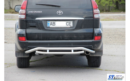Защита задняя Toyota Land Cruiser Prado 120