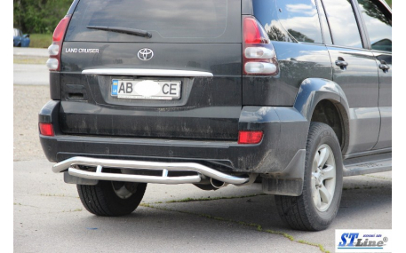 Защита задняя Toyota Land Cruiser Prado 120