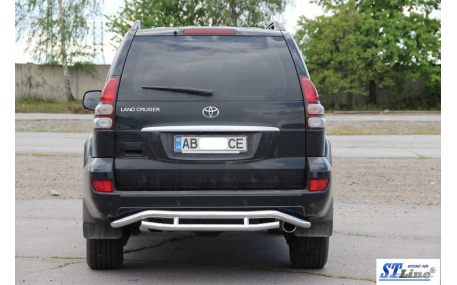 Защита задняя Toyota Land Cruiser Prado 120