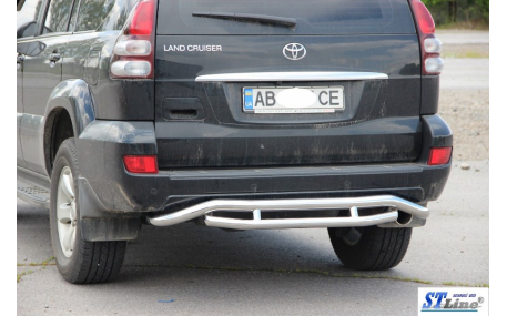 Защита задняя Toyota Land Cruiser Prado 120