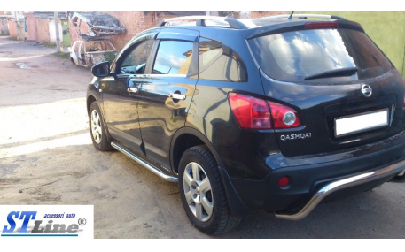 Защита задняя Nissan Qashqai J10