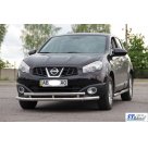 Защита передняя Nissan Qashqai J11