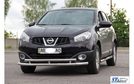 Защита передняя Nissan Qashqai J10