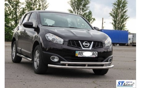 Защита передняя Nissan Qashqai J10