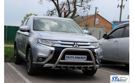Защита передняя Mitsubishi Outlander 