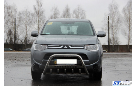Защита передняя Mitsubishi Pajero Sport