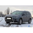 Защита передняя Mitsubishi Outlander XL