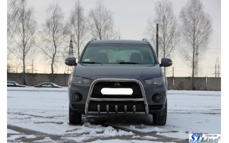 Защита передняя Mitsubishi Outlander XL
