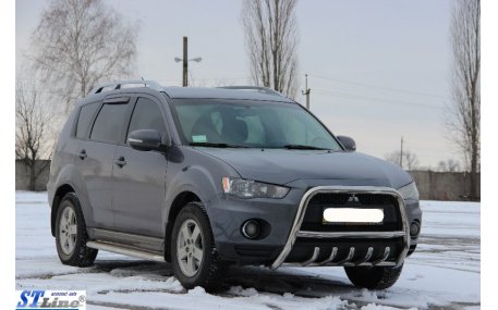 Защита передняя Mitsubishi Outlander XL