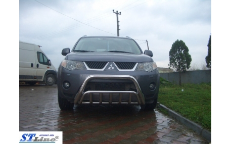 Защита передняя Mitsubishi Outlander XL