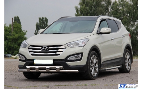 Защита передняя Hyundai Santa Fe