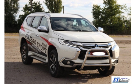 Защита передняя Mitsubishi Pajero Sport