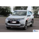 Защита передняя Mitsubishi Pajero Wagon 4