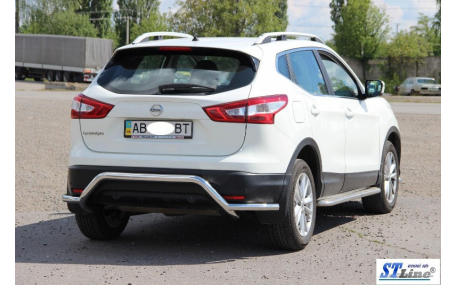 Защита задняя Nissan Qashqai J11