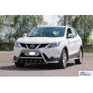 Защита передняя Nissan Qashqai J11