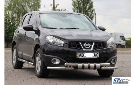 Защита передняя Nissan Qashqai J10
