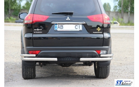 Защита задняя Mitsubishi Pajero Sport