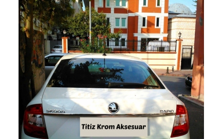 Хром накладки Skoda Rapid