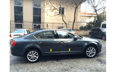 Хром накладки Skoda Octavia A7