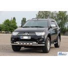 Защита передняя Mitsubishi Pajero Sport