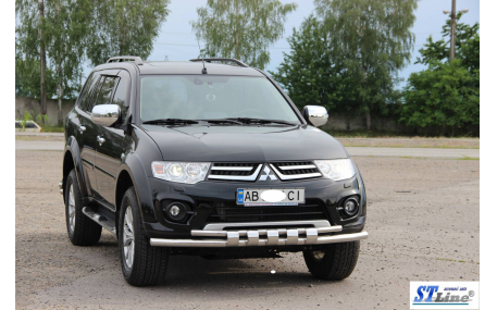 Защита передняя Mitsubishi Pajero Sport