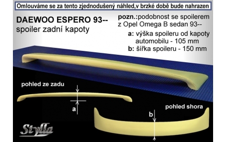 Спойлер Daewoo Espero