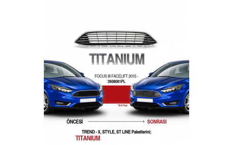 Решетка радиатора Ford Focus MK3