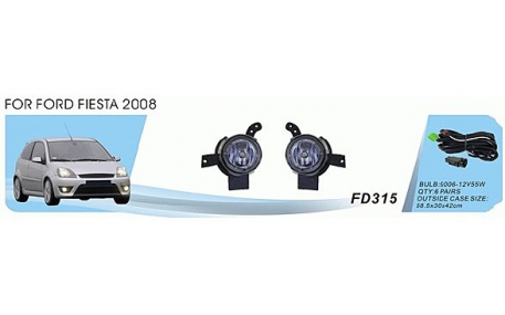 Противотуманки Ford Fiesta