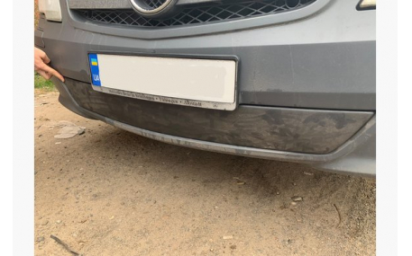 Зимняя накладка на решетку Mercedes Vito W639