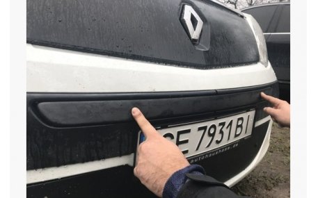 Зимняя накладка на решетку Renault Kangoo
