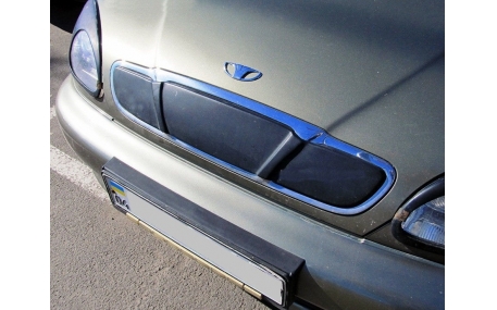 Зимняя накладка на решетку Daewoo Lanos