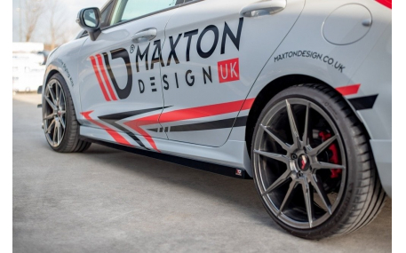 Накладки на пороги Ford Fiesta