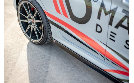 Накладки на пороги Ford Fiesta