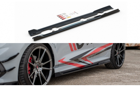 Накладки на пороги Ford Fiesta