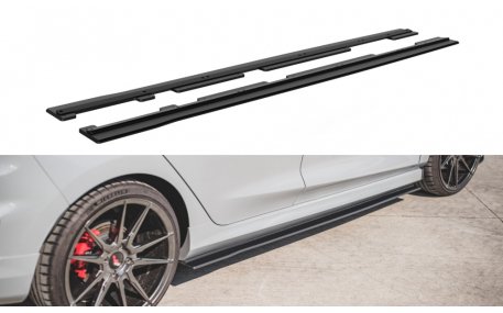 Накладки на пороги Ford Fiesta