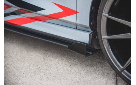 Накладки на пороги Ford Fiesta