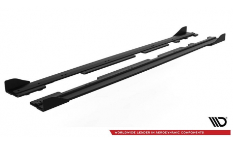 Накладки на пороги Ford Fiesta