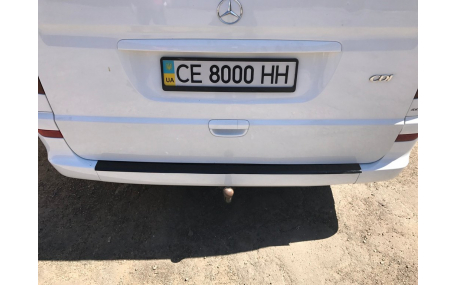 Накладка на задний бампер Mercedes Vito W639