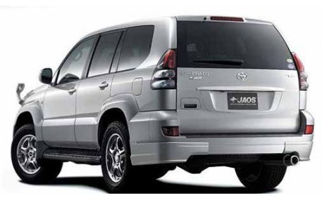 Накладки на бампера Toyota Land Cruiser Prado 120