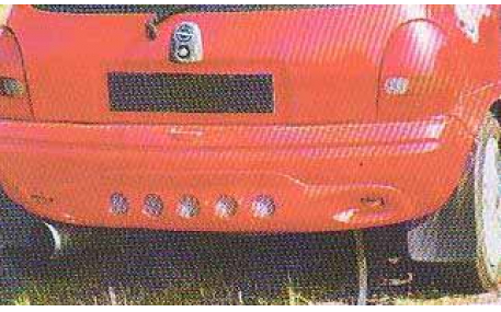 Накладка задняя Opel Corsa B