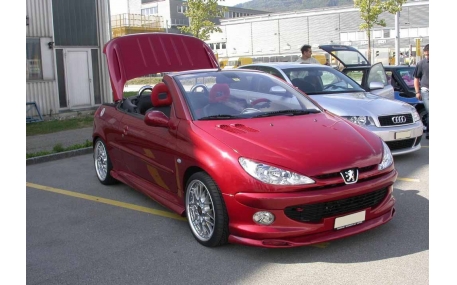 Накладка передняя Peugeot 206