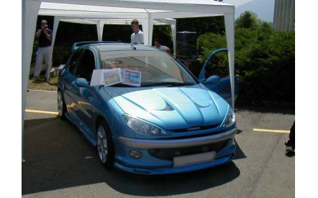 Накладка передняя Peugeot 206